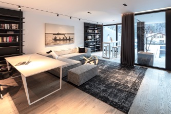 Wohnzimmer Interior Design modern Innenarchitektur Einfamilienhaus